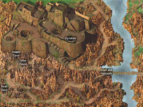 Прохождение Baldur's Gate - карта локаций